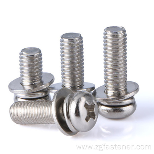 Bolt Or Screw And Washer Assemblies With Plain Washers GB9074